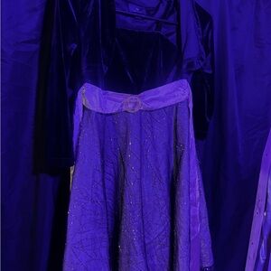 Iz Byer Black Velvet Dress